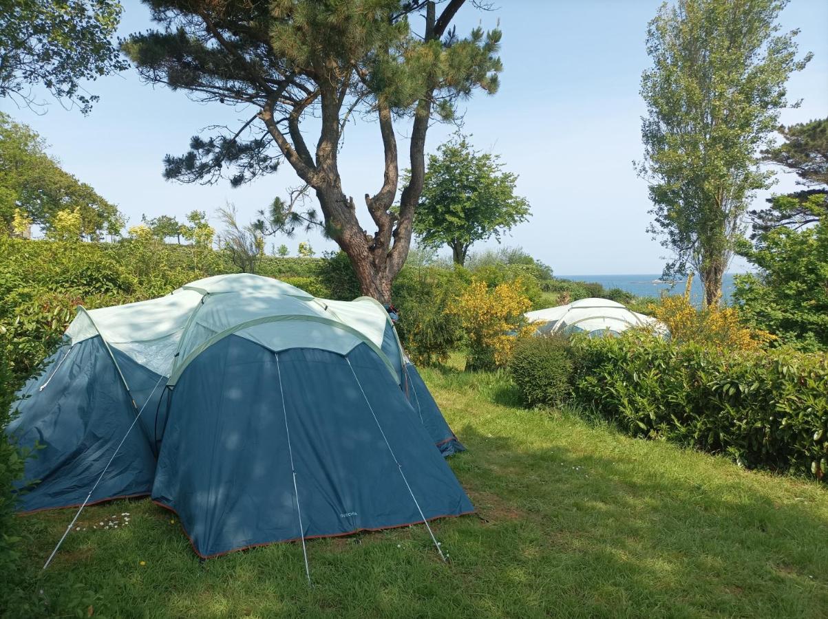 Tente 3 Chambres, Petit Camping Familial Vue Mer Plestin-les-Grèves Eksteriør bilde